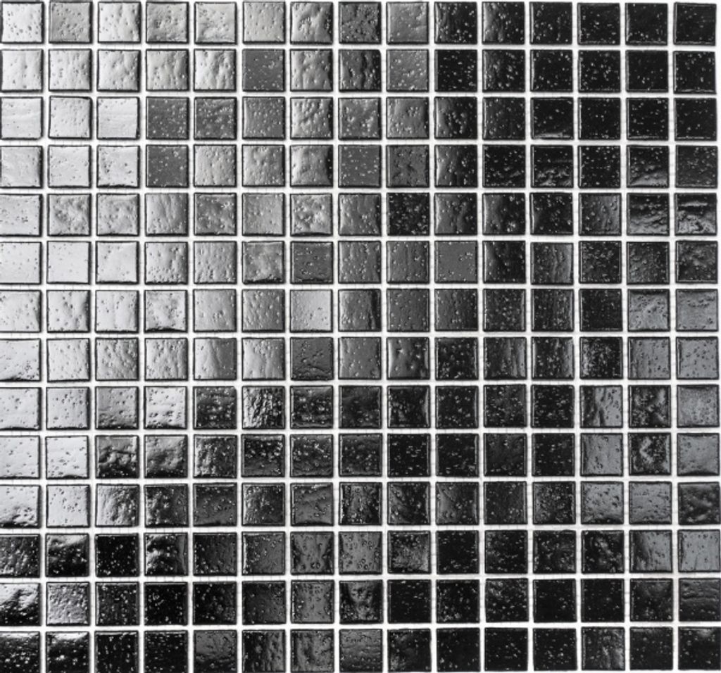 Mosaikfliese Glas schwarz Wandfliesen Badfliese MOS50-0302_f | 10 Mosaikmatten