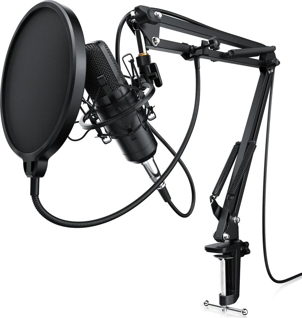 Microphone de Streaming LIAM&DAAN avec Protection Pop et Araignée - 3