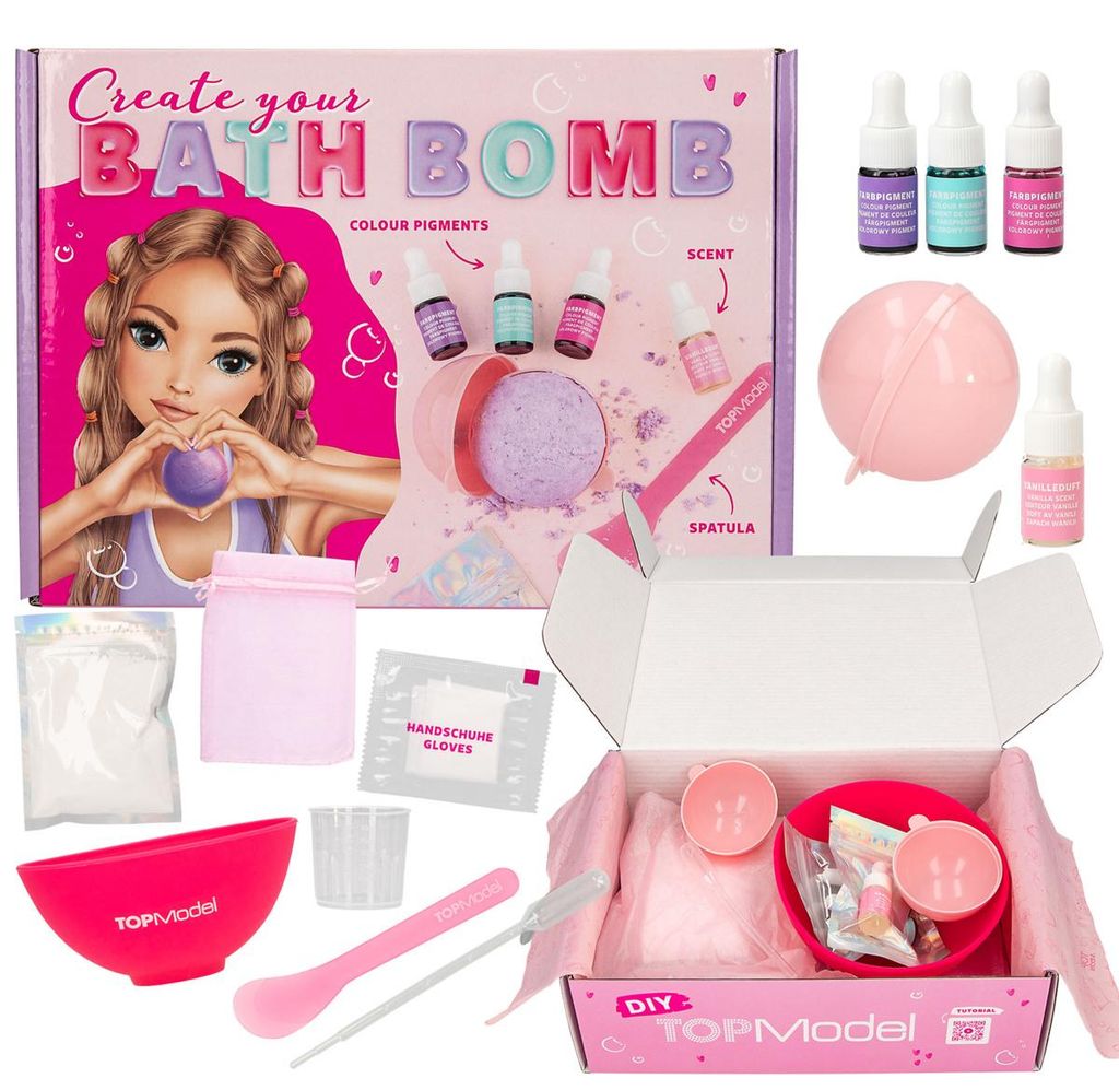 Depesche TOPModel DIY Badebomben Set - Beauty and Me - Badespaß