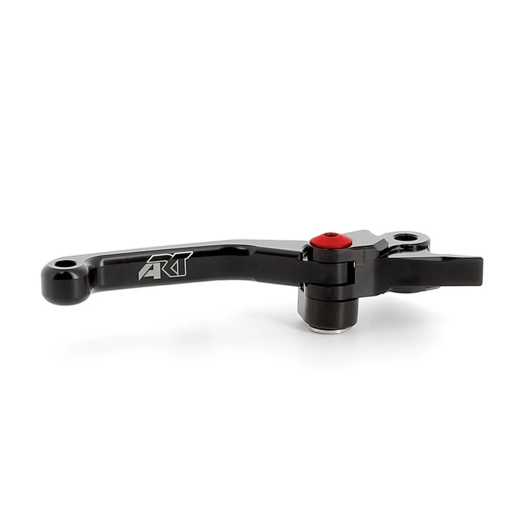 Levier d'embrayage pliable ART noir vis rouge anti-casse pour Honda