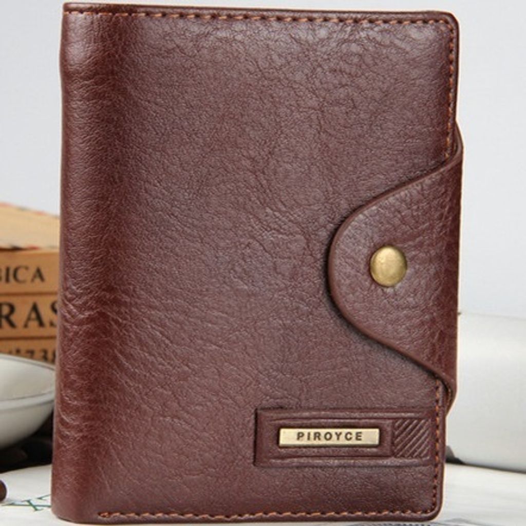 Elegante Herrengeldbörse Piroyce Ronald aus Leder - Braun KP3907
