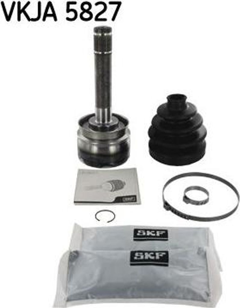 SKF VKJA 5827 Gelenksatz, Antriebswelle OE 392117F000 kompatibel mit Terrano
