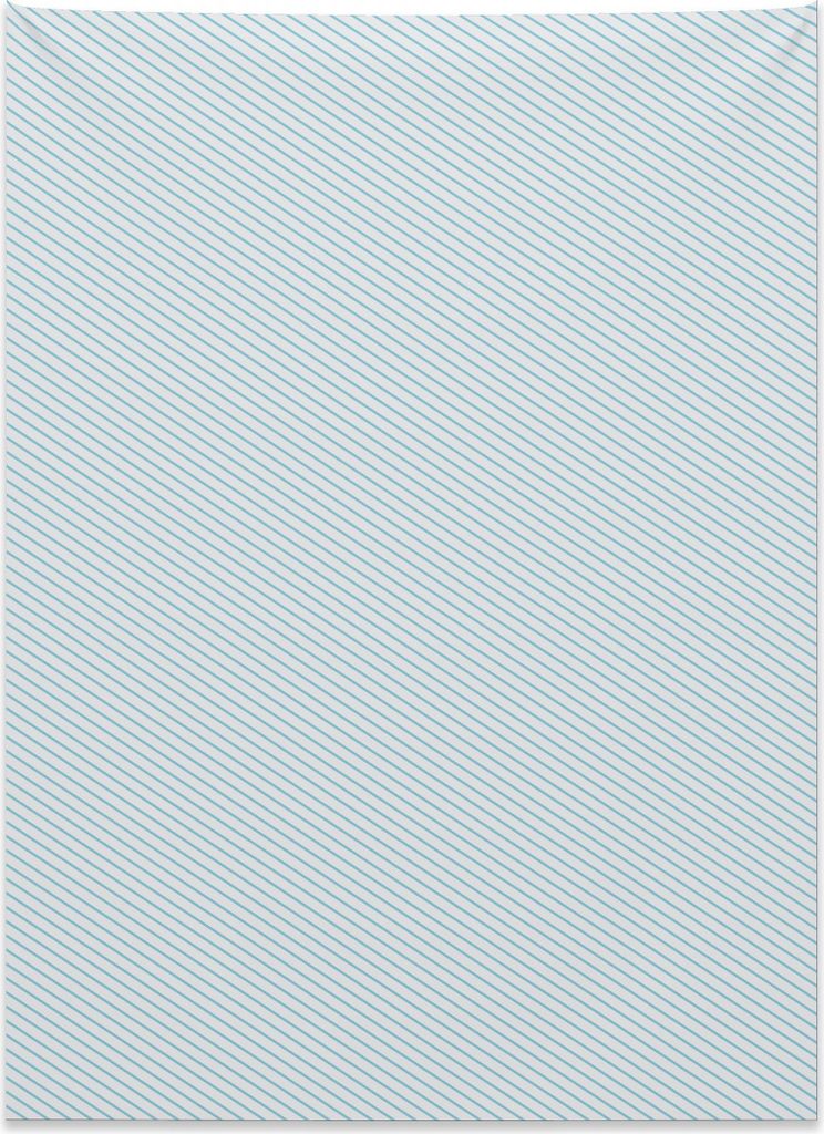 Abakuhaus Vintage Blue Wandteppich, Diagonale Streifen aus Weiches Mikrofaser Stoff Kein Verblassen Klare Farben Waschbar, 110 x 150 cm, Babyblau u...