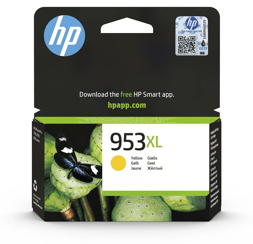 HP 953XL    Gelb                Tintenpatrone 20ml Zdjęcie produktu 