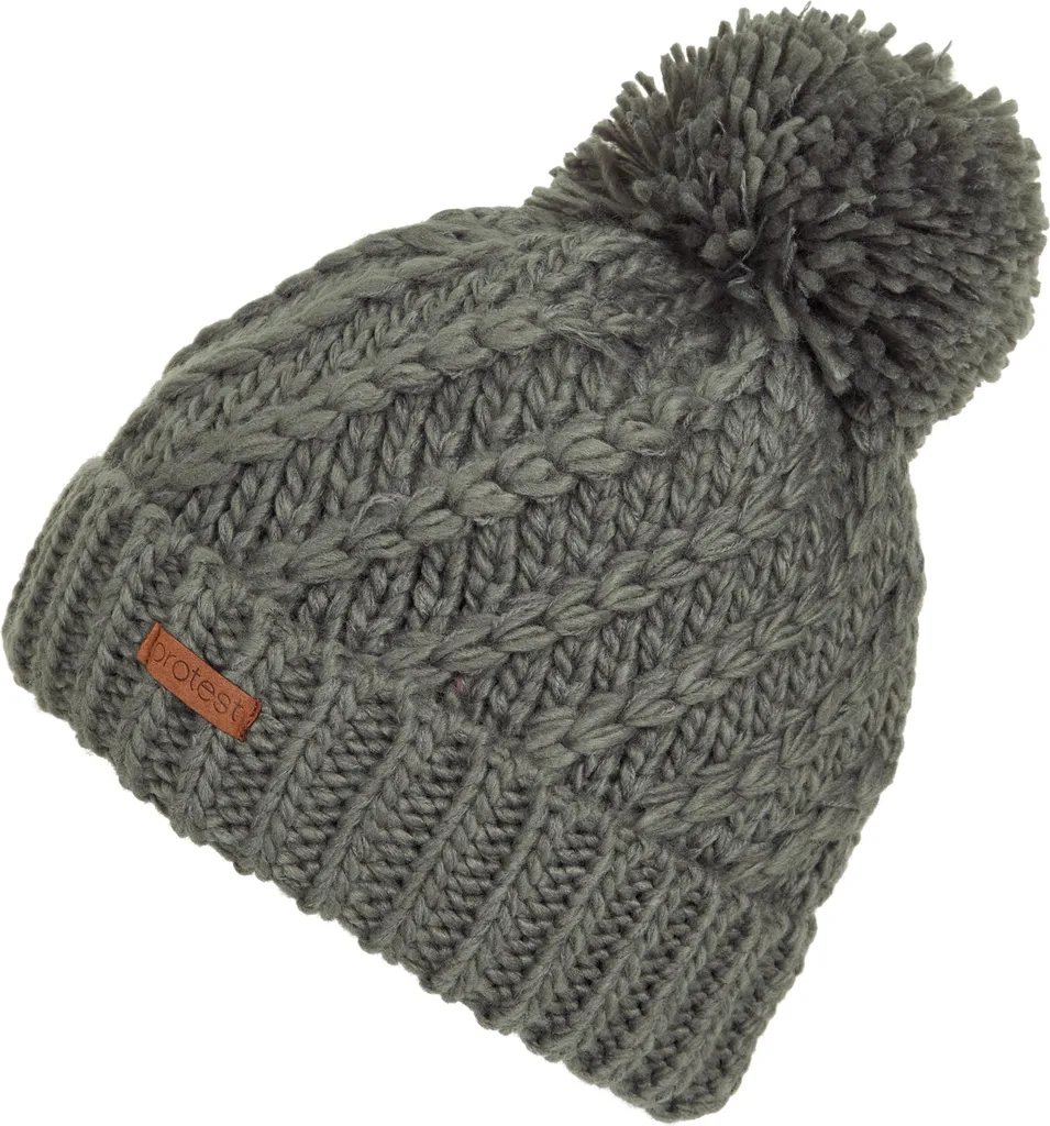 Bonnet en maille Protest PRTPAISLEY Vert de brume - Accessoire Ski 55