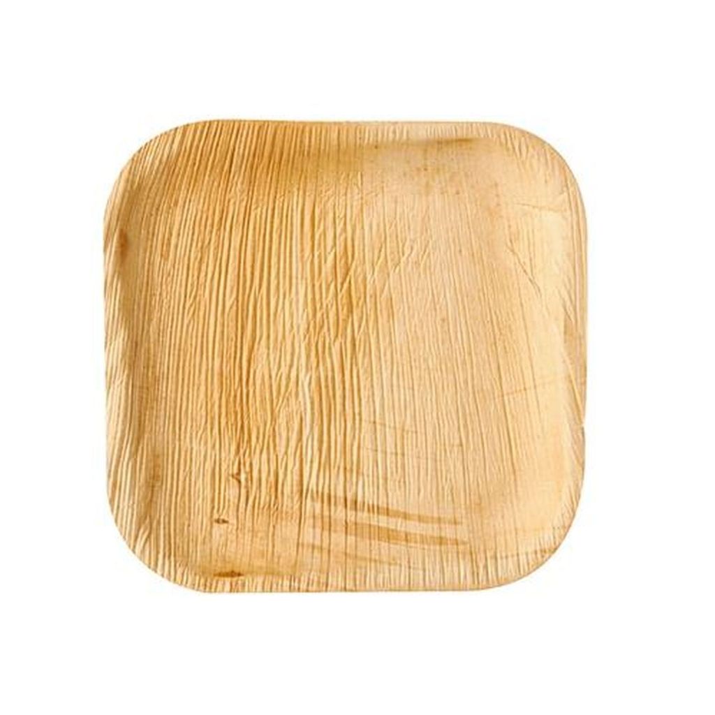 60 Teller, Palmblatt pure eckig 18 cm x 18 cm x 1,5 cm Produktbild 