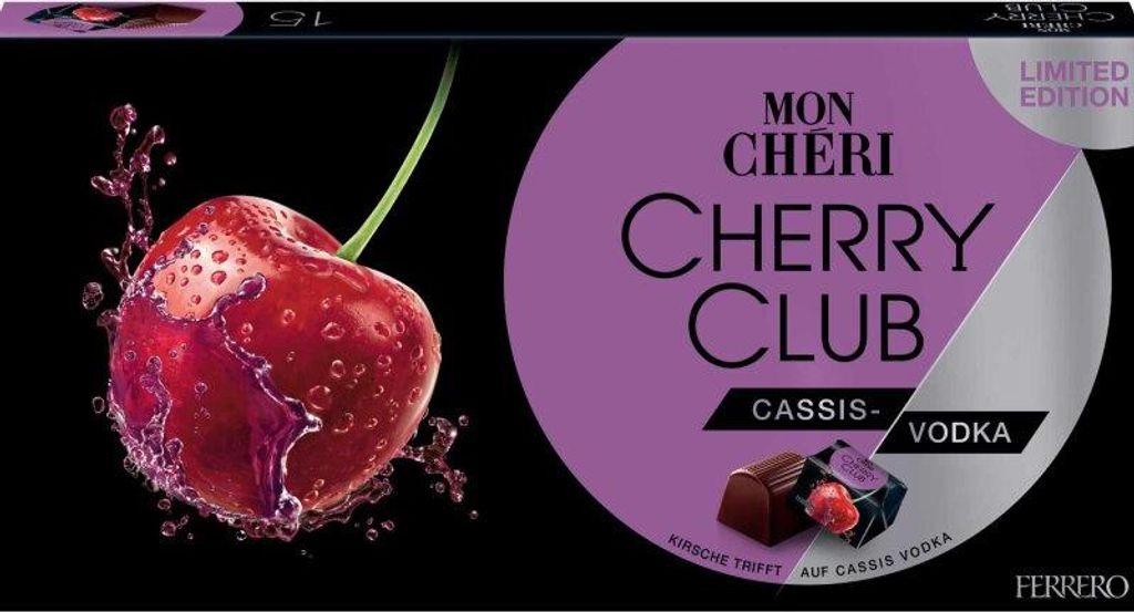 Mon Chéri Cherry Club Cassis-Vodka 15er Produktbild 