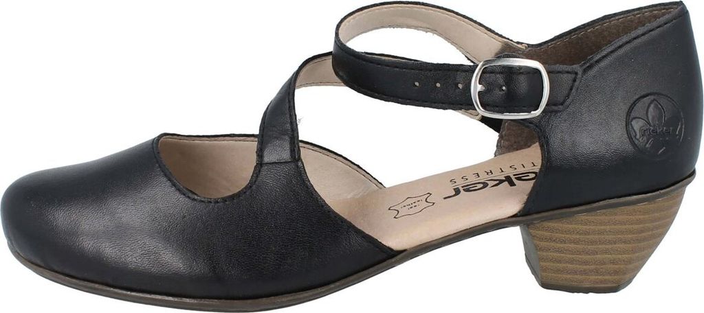 Rieker Pumps - Glanzschwarz Glattleder Größe: 38 Normal Produktbild 52