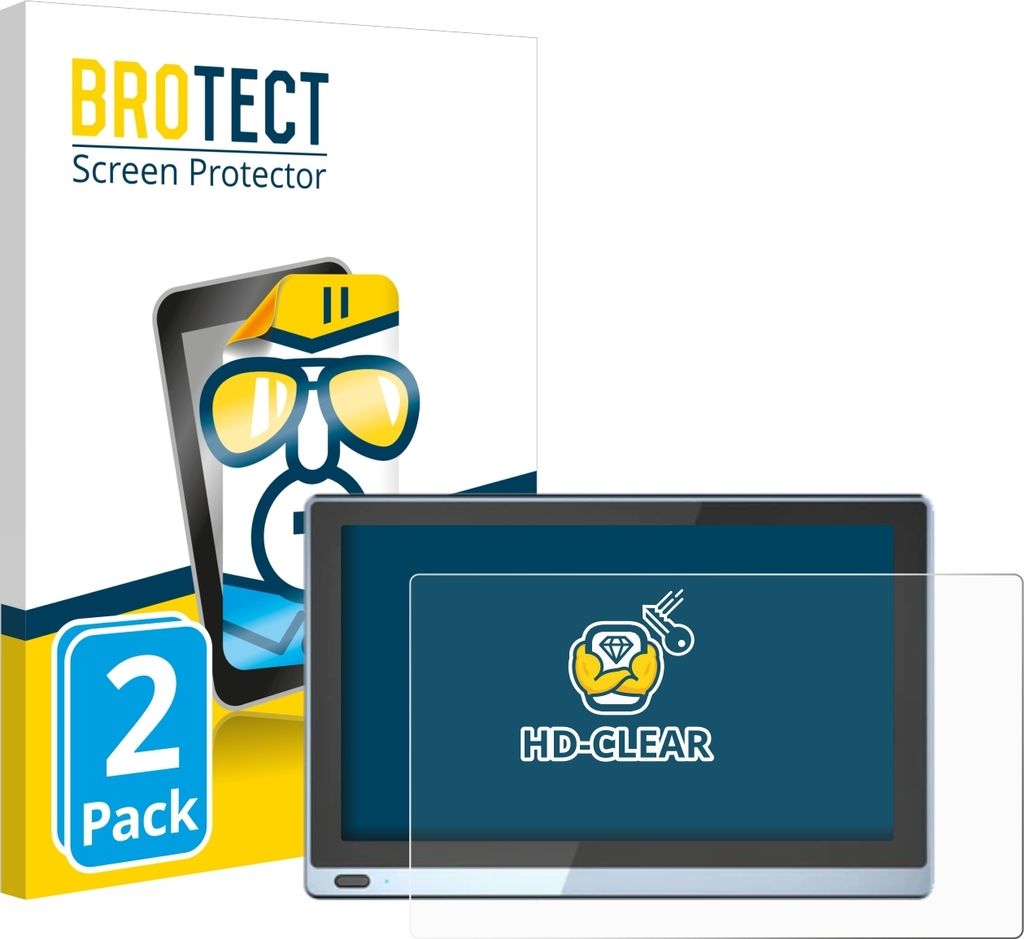2x Für Higole Gole 1 Pro Schutzfolie BROTECT Displayschutz Display Schutz Folie Klar Transparent
