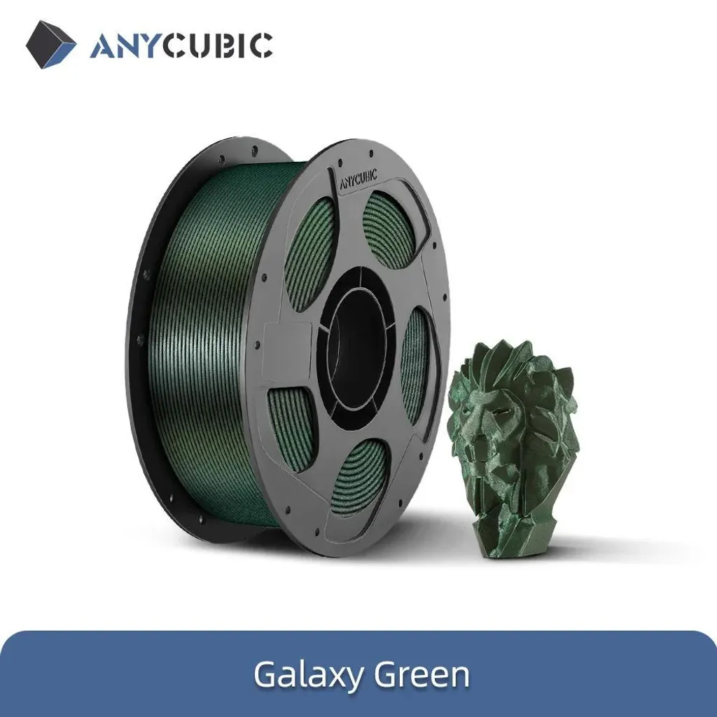 Consommable Impression 3D PLA Vert à Effet Scintillant Bobine 1kg