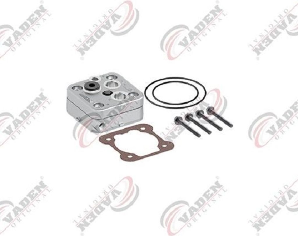 Kompressor Reparatursatz, Zylinderkopf + Deckel + Dichtungen + Schrauben | Mercedes | 85mm, 238cc
