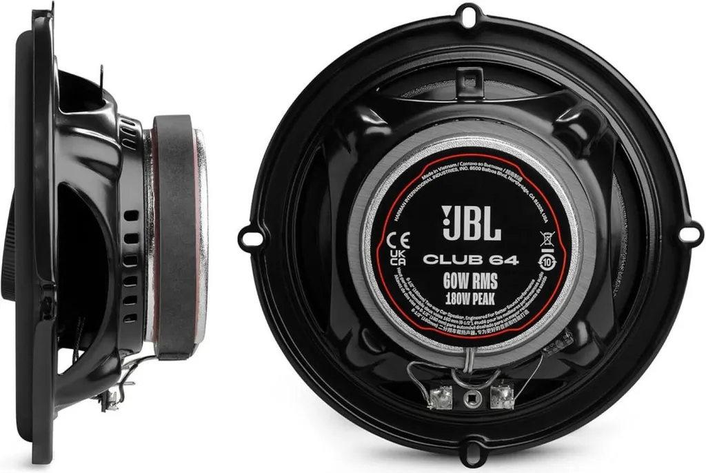 Kit Casse JBL Club 64 | 165mm Coassiali | Potenza 180W Picco - 6