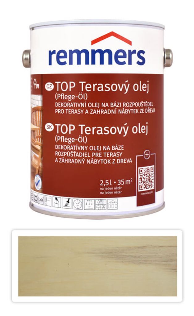 REMMERS TOP Terasový olej na bázi rozpouštědel 2.5 l Obrázek produktu 