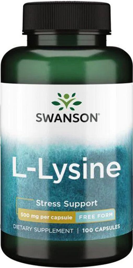 L-Lysin 500 mg 100 kapsúl Swanson Health Products Obrázok produktu 