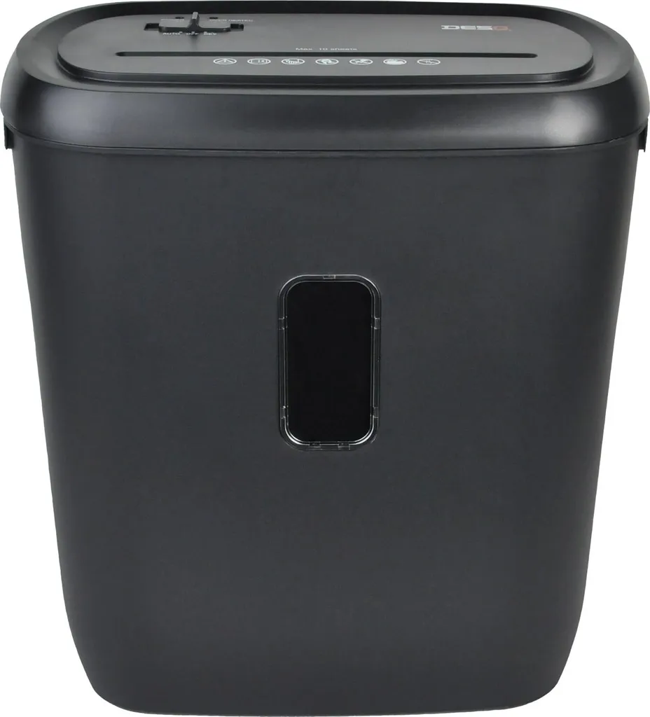 AVELI DESQ Destructeur de Documents 4 x 35 mm avec Coupe Croisée 21L
