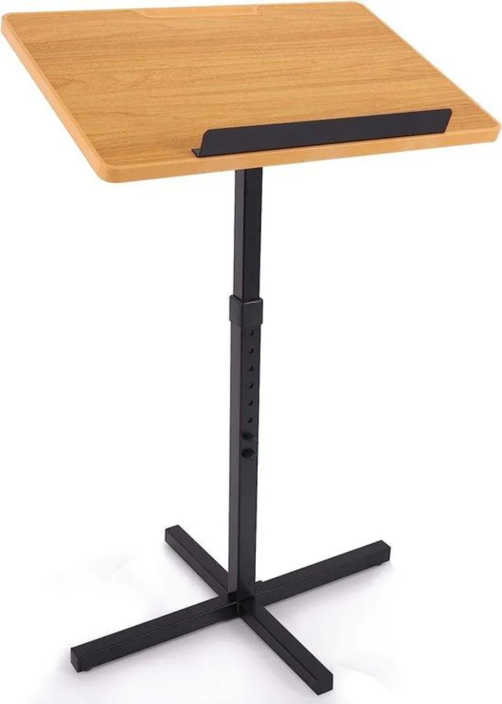 Support PC portable ergonomique à plateau incliné et hauteur modulable