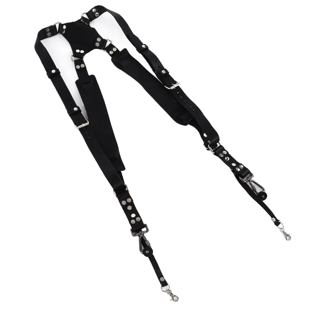 Courroie ajustable pour appareil photo avec double sangle renforcée