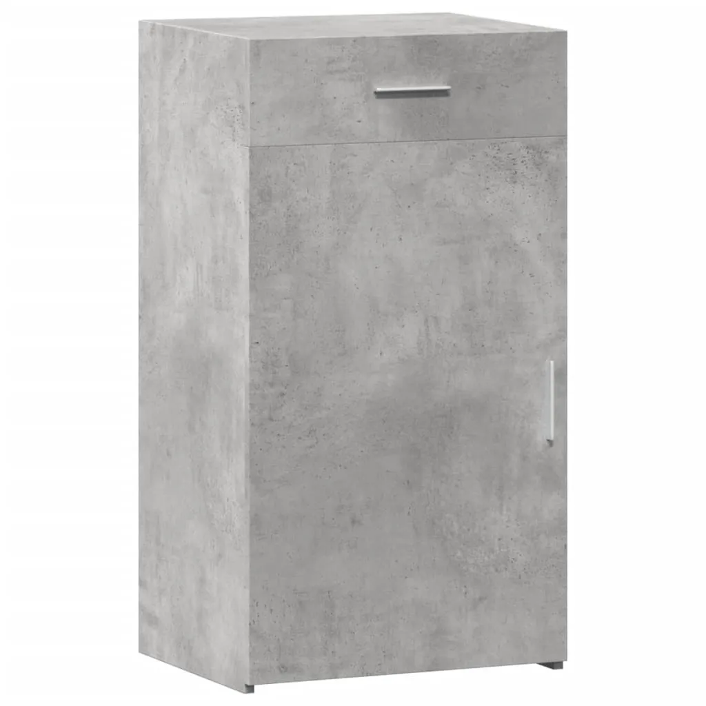 Mobile Ufficio SYFAX™ Grigio Cemento | Organizer 50x42,5x93 cm Legno