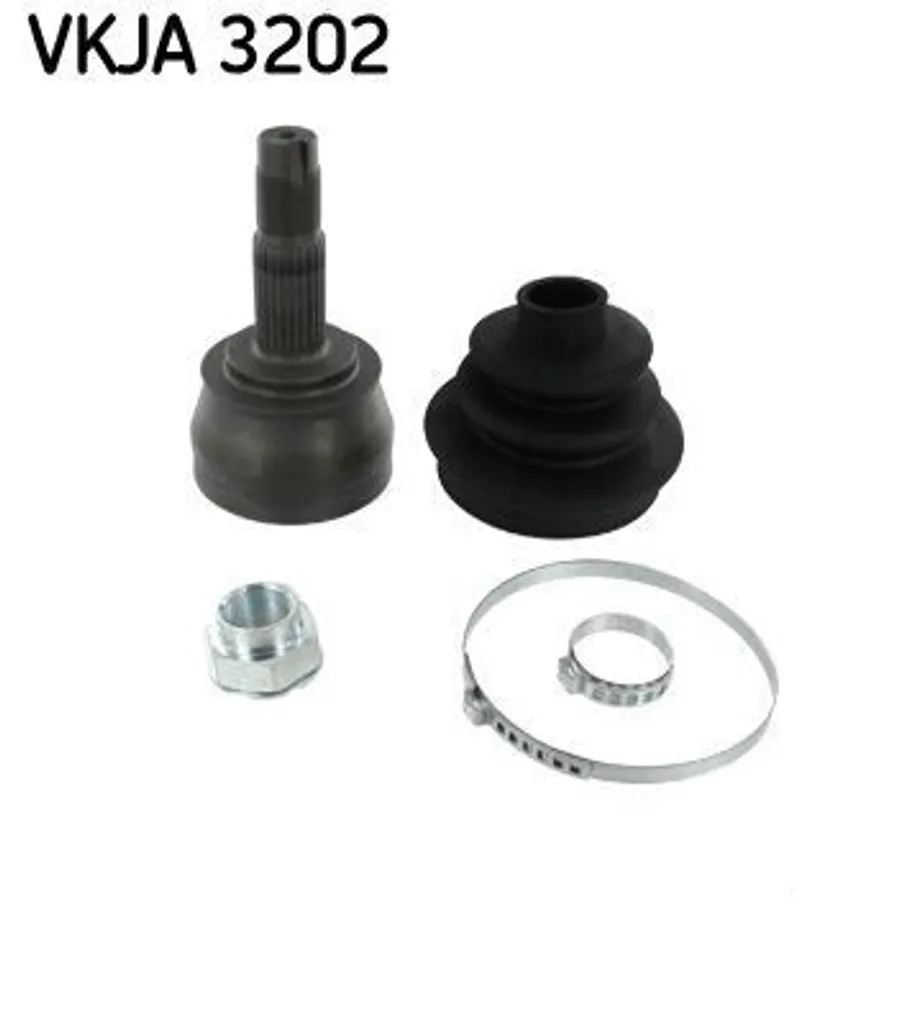 Jeu de cardans SKF VKJA 3202 pour transmission de Fiat et Lancia