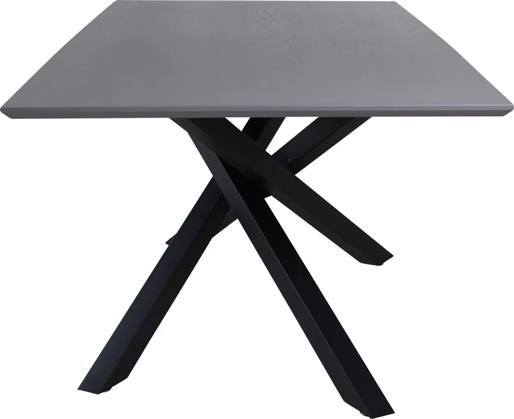 Table de repas 90x180cm grise Pippi idéale pour vos réceptions