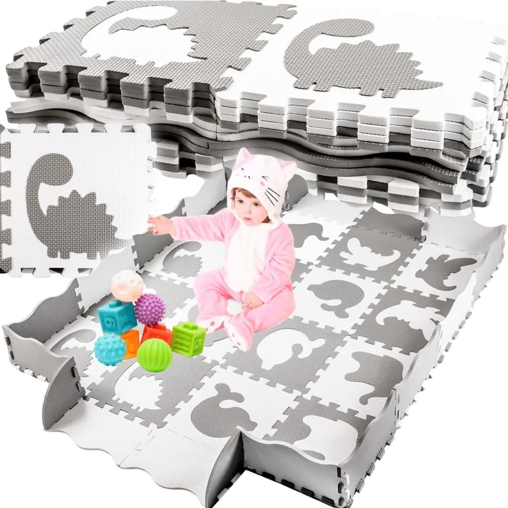 Tapis d'apprentissage puzzle pour aire de jeux intérieure et cadeau