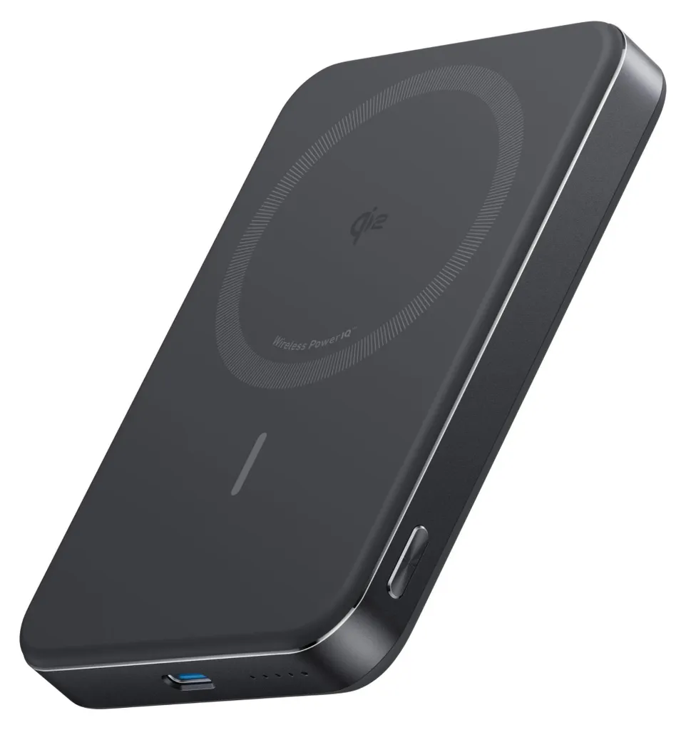 Anker MagGo Batterie Externe Magnétique Qi2 15W 10000mAh Ultra-Mince Noir