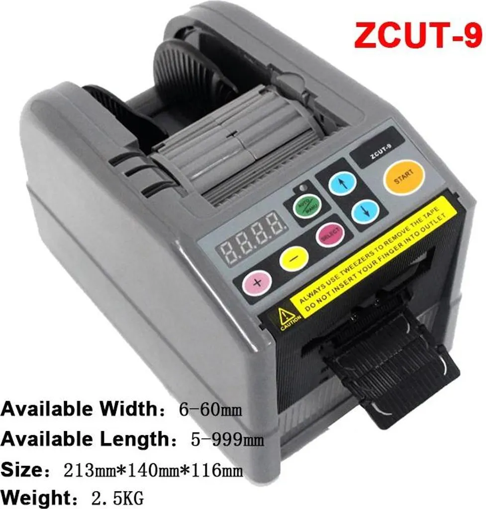 Dérouleur automatique ZCUT-9 pour ruban adhésif 32 mm électrique indigo
