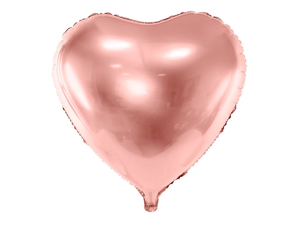 Folienballon Herz roségold Zdjęcie produktu 