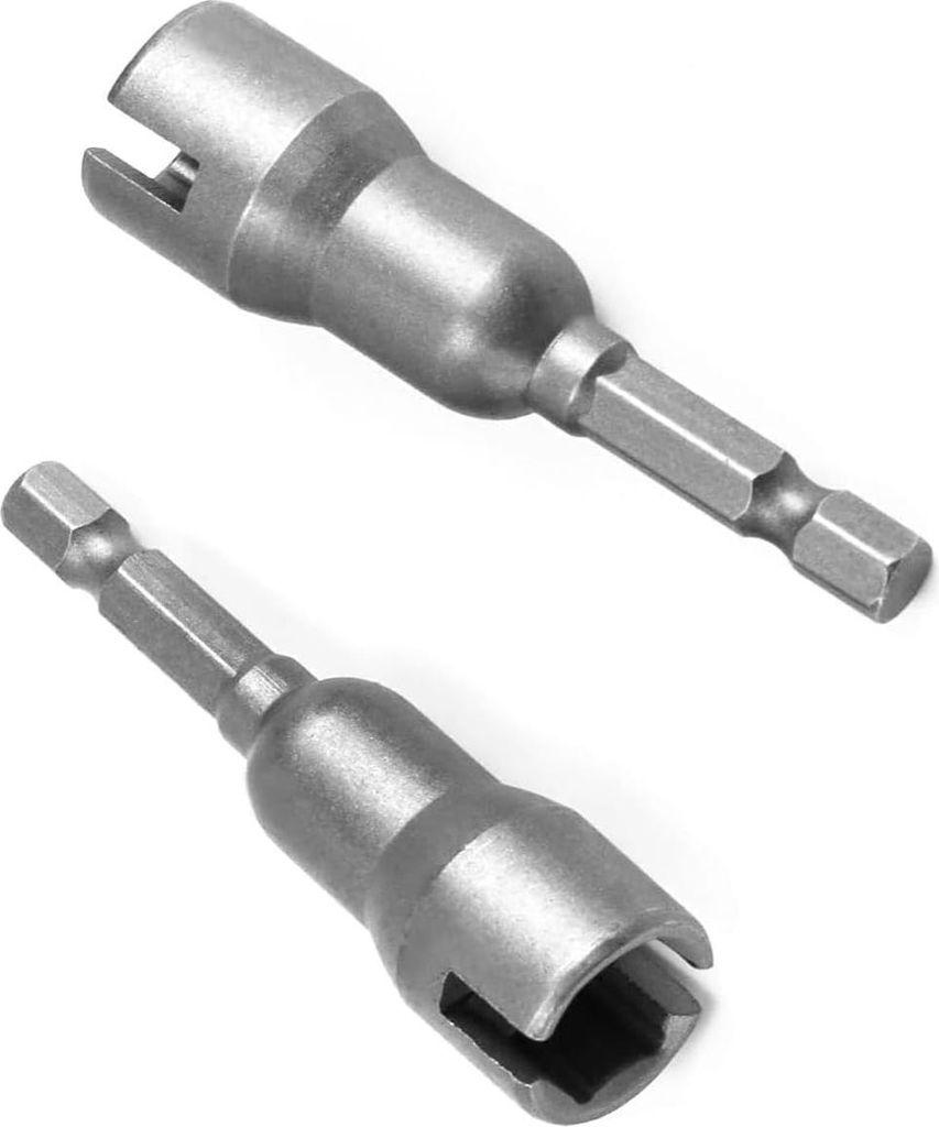 Schmetterlings-Steckschlüssel-Set, 4 mm Schlitzbreite, Flügelmutter-Schraubendreher, 1/4-Zoll-Sechskantschaft für Plattenmuttern, Schrauben, Ös...