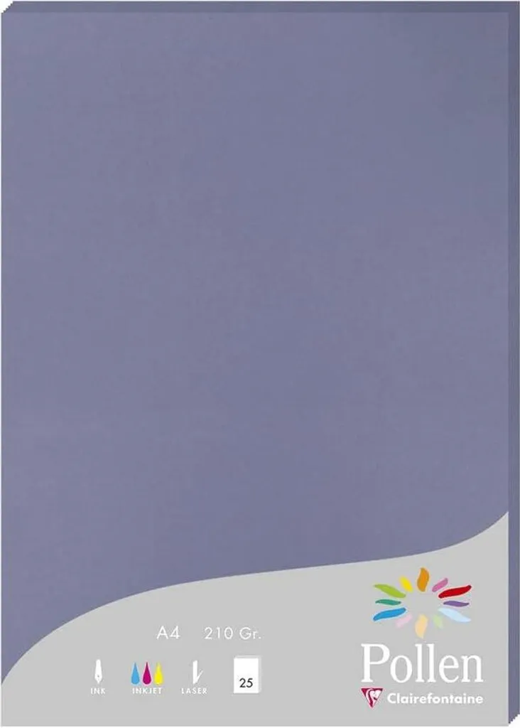 Carta Tecnica Pollen Clairefontaine A4 210g Blu | Design e Grafica