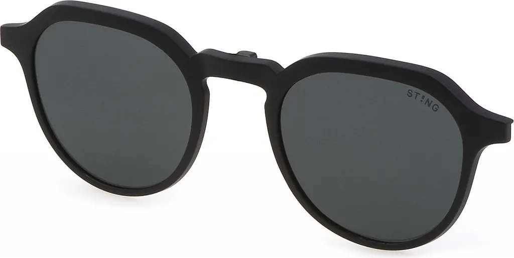 Lunettes Sting AGSJ702 Noir et Gris pour Enfants avec Clip-on Solaire 45mm