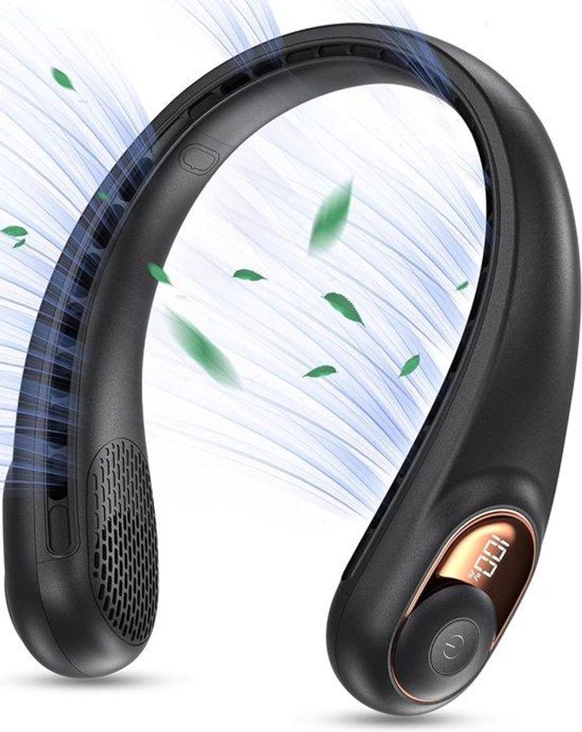 Ventilatore da collo portatile senza pale a 3 velocità - Immagine del prodotto 