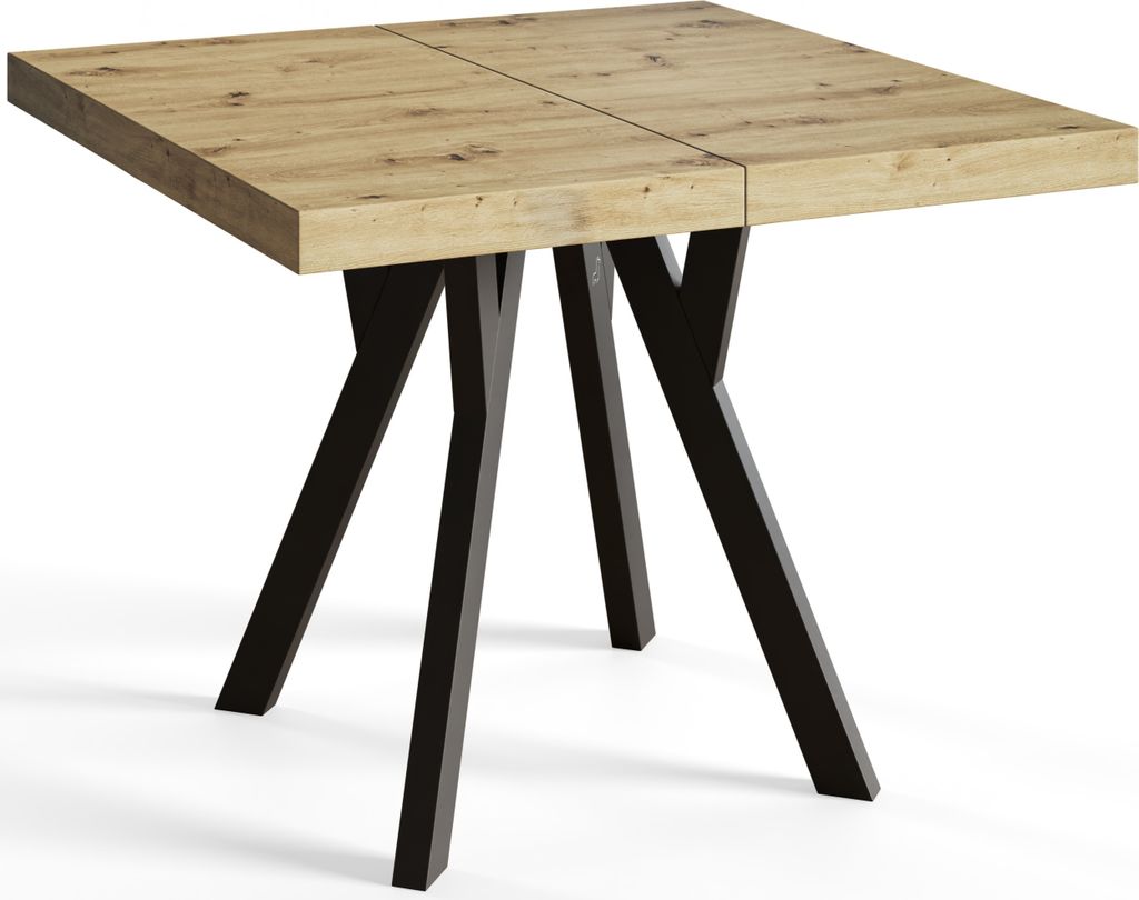 Quadratischer Esszimmertisch RICO, ausziehbarer Tisch, Produktbild