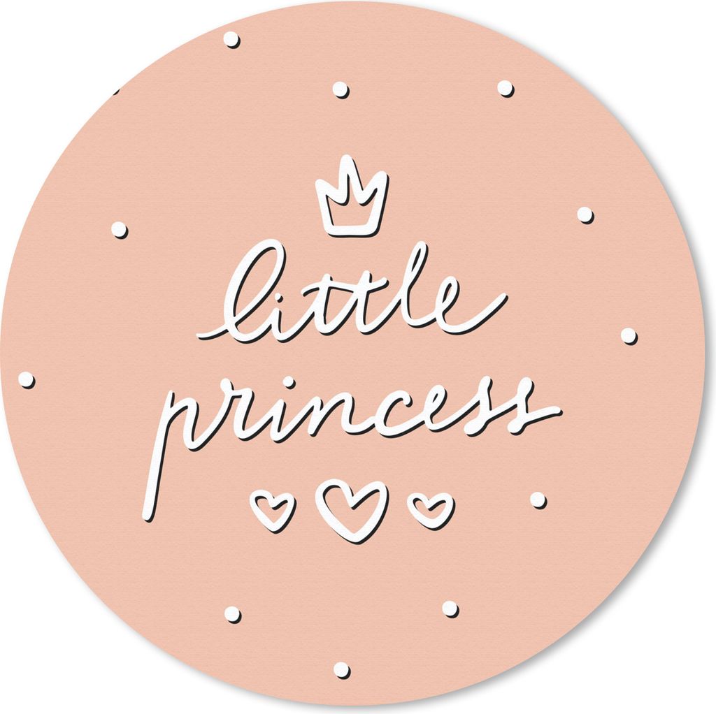 MuchoWow Mauspad Mousepad Zitate - Mädchen - Kleine Prinzessin - Sprichwörter - Kinder - Mädchen 30x30 cm - Mousepads - Maus Mat - Pad - Mausu...