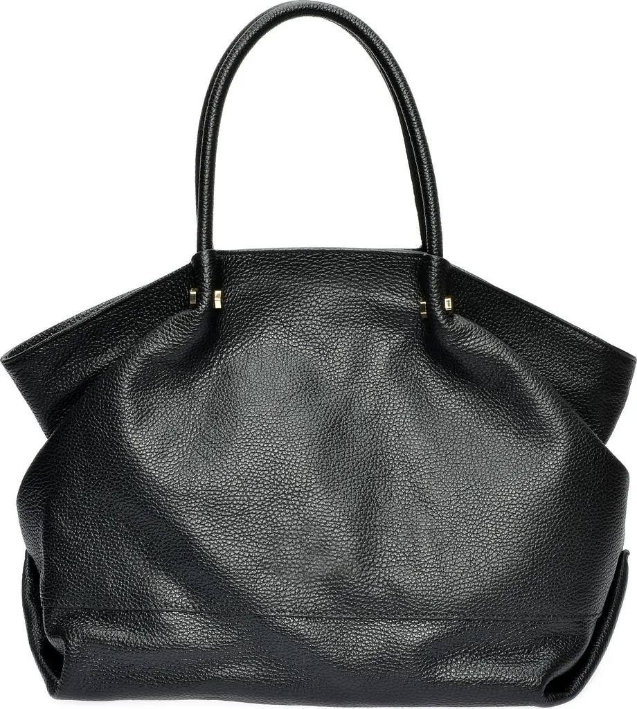 Sac Isabella Rhea IR 1854T NERO en cuir grainé - Finition Haut de Gamme