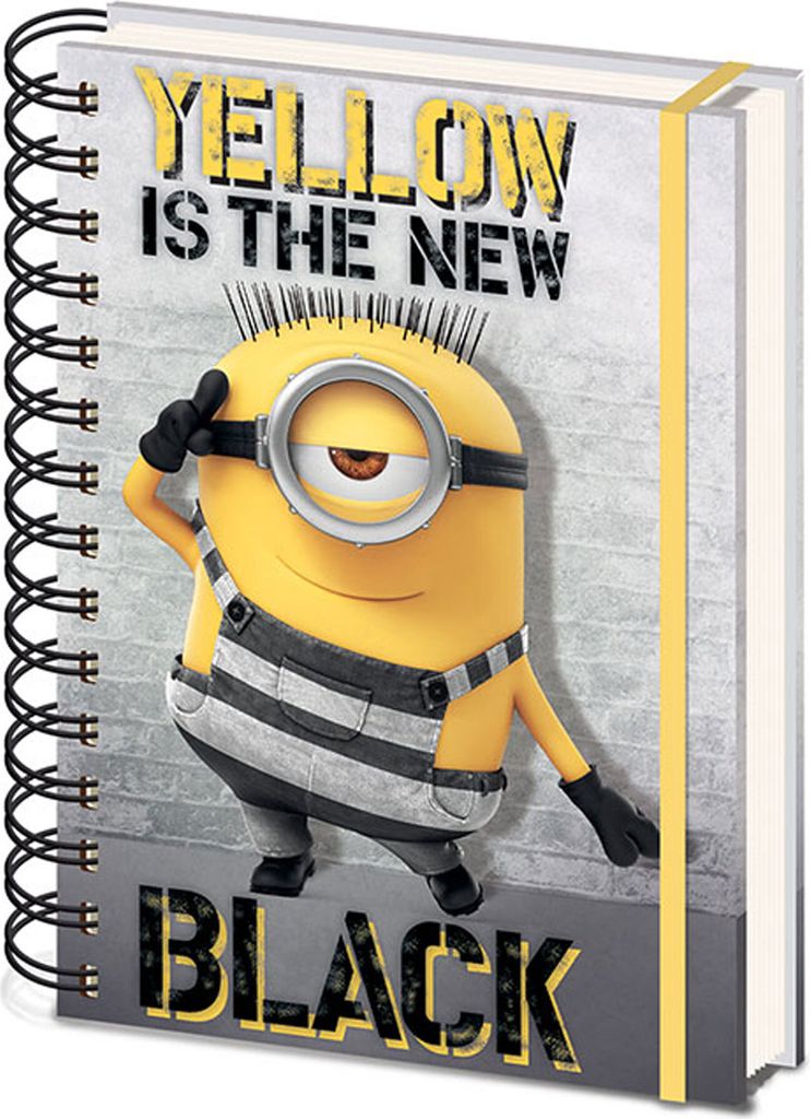Despicable Me - Notizbuch - 3 - Yellow Is The New Black