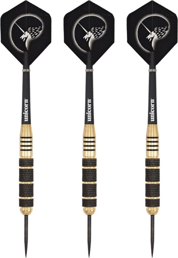 Unicorn - Darts "Core Plus Win" 3er-Pack RD1494 (21 g) (Schwarz/Gold)