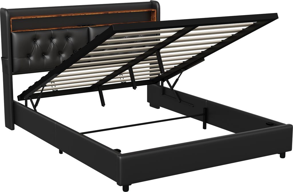 Čalouněná postel UnboxG 180x200cm s funkcí nabíjení Obrázek produktu 