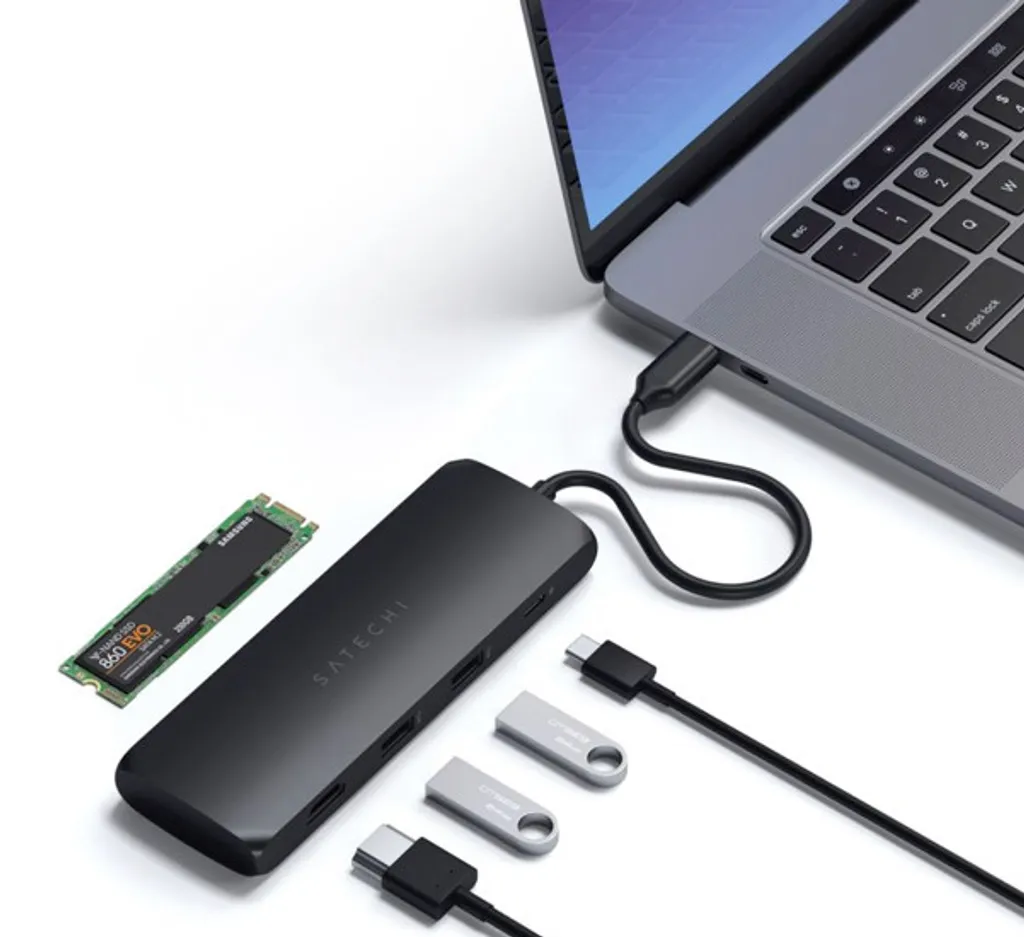 Solution ports USB insuffisants : Station Satechi ST-UCHSEK Noire - 2