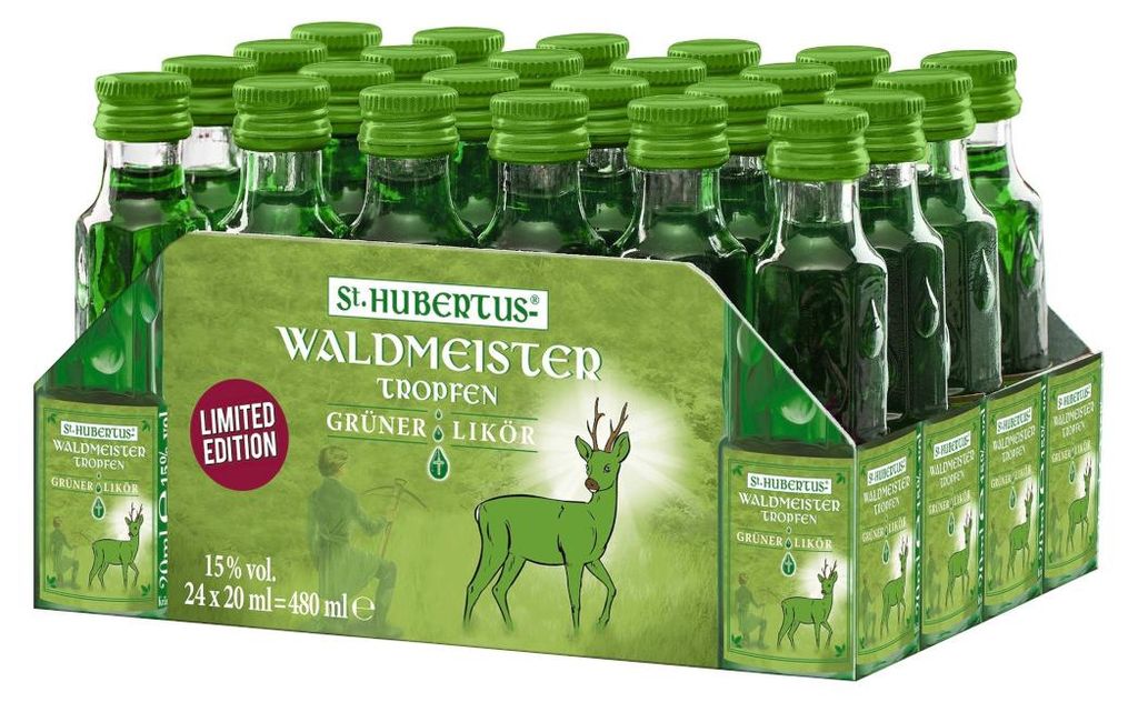 St. Hubertus Waldmeister Tropfen, balení 24 lahviček po 20 Obrázek produktu 