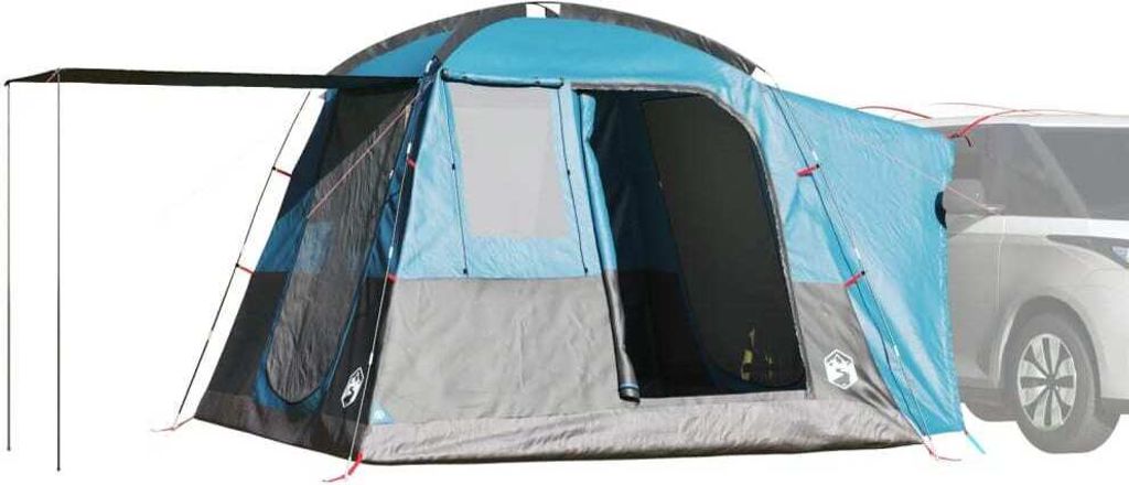"im Angebot" Autozelt 4 Personen Blau Wasserfest - Campingzelte CC17821