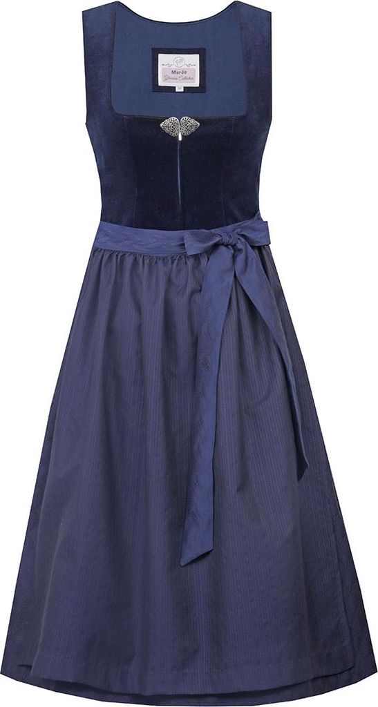 Dirndl Mönchsroth 70cm Länge marine 38