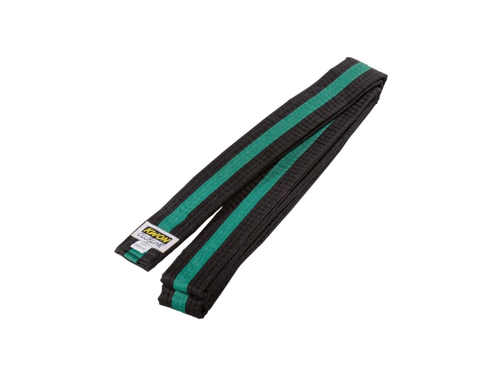 Softgürtel. mehrfarbig schwarz/grün/schwarz 200