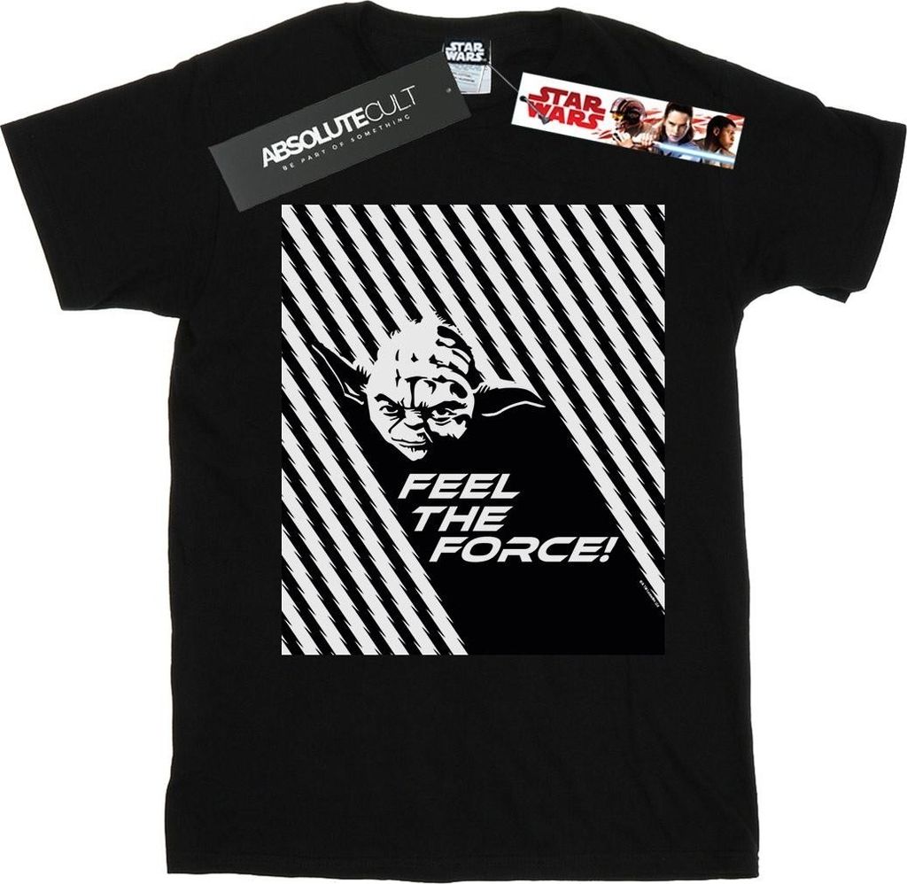 Star Wars - "Feel The Force" T-Shirt für Herren BI46367 (M) (Schwarz)
