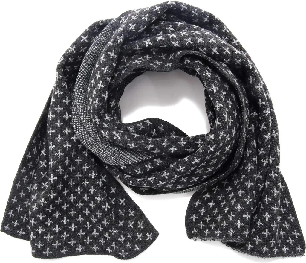 Foulard homme pour costume noir et gris E FERRI 3571AO style business