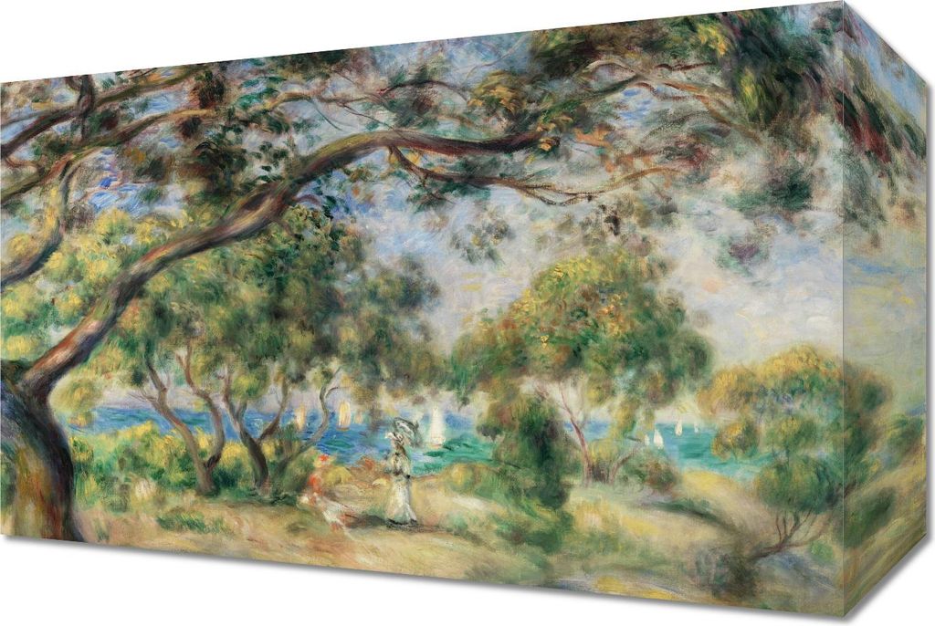 Bild 30x20cm Landschaft, Pierre-Auguste Renoir Vintage für das Wohnzimmer