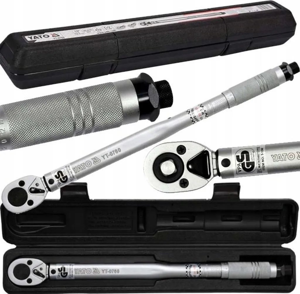 Clé dynamométrique 1/2 pouce 42–210 Nm en acier chrome-vanadium robuste - 35