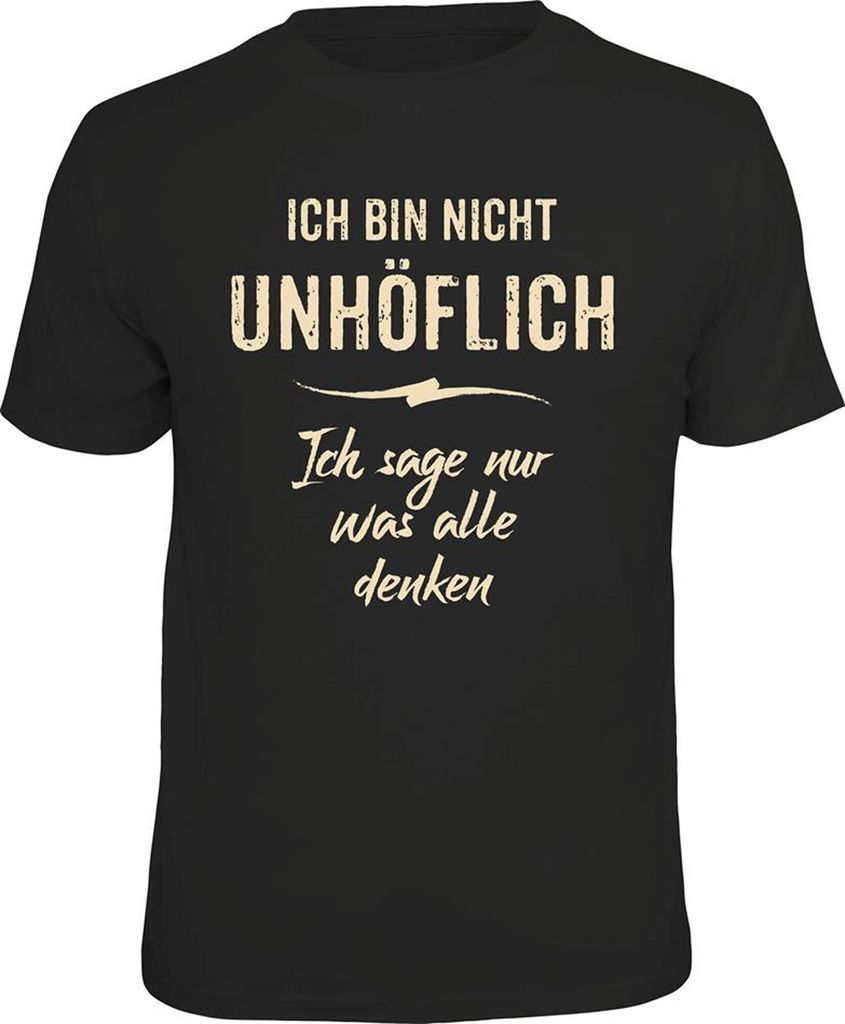 Fun Shirt - Textilien - unhöflich