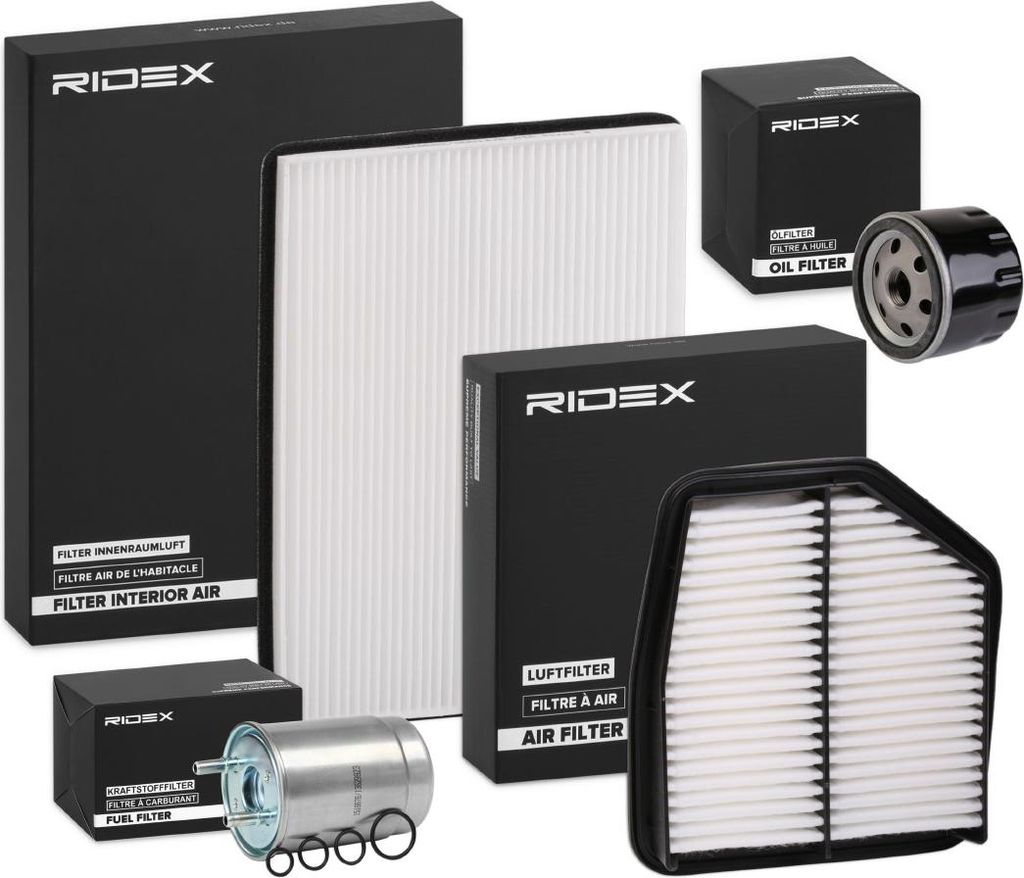 RIDEX Filterset Inspektionspaket Filtersatz für SUZUKI Grand Vitara II SUV (JT, TE, TD)