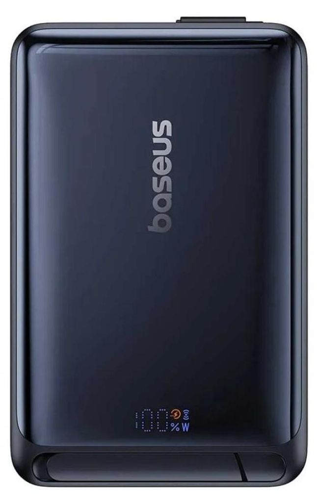 Baseus Nomos, 10000 mAh, Kabelloses Aufladen, 45 W, Schwarz Produktbild 